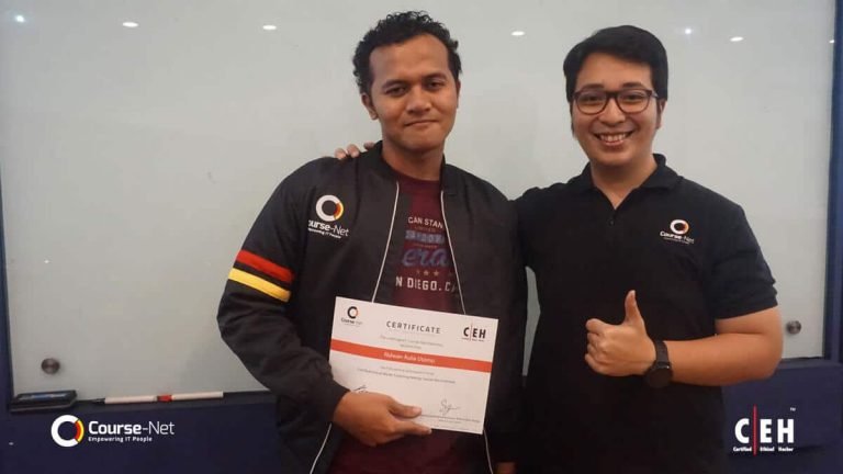 Ridwan Aulia Utomo, Alumni Institut Teknologi Indonesia jurusan teknik informatika telah mengikuti training CEH di Course-Net Jakarta dengan coach kelas dunia.