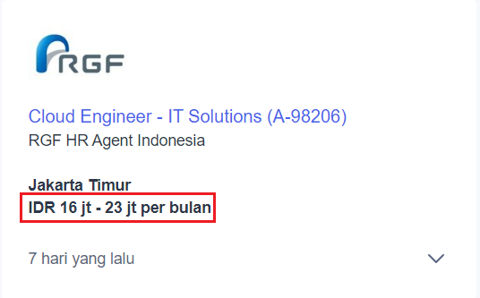 gaji cloud engineer