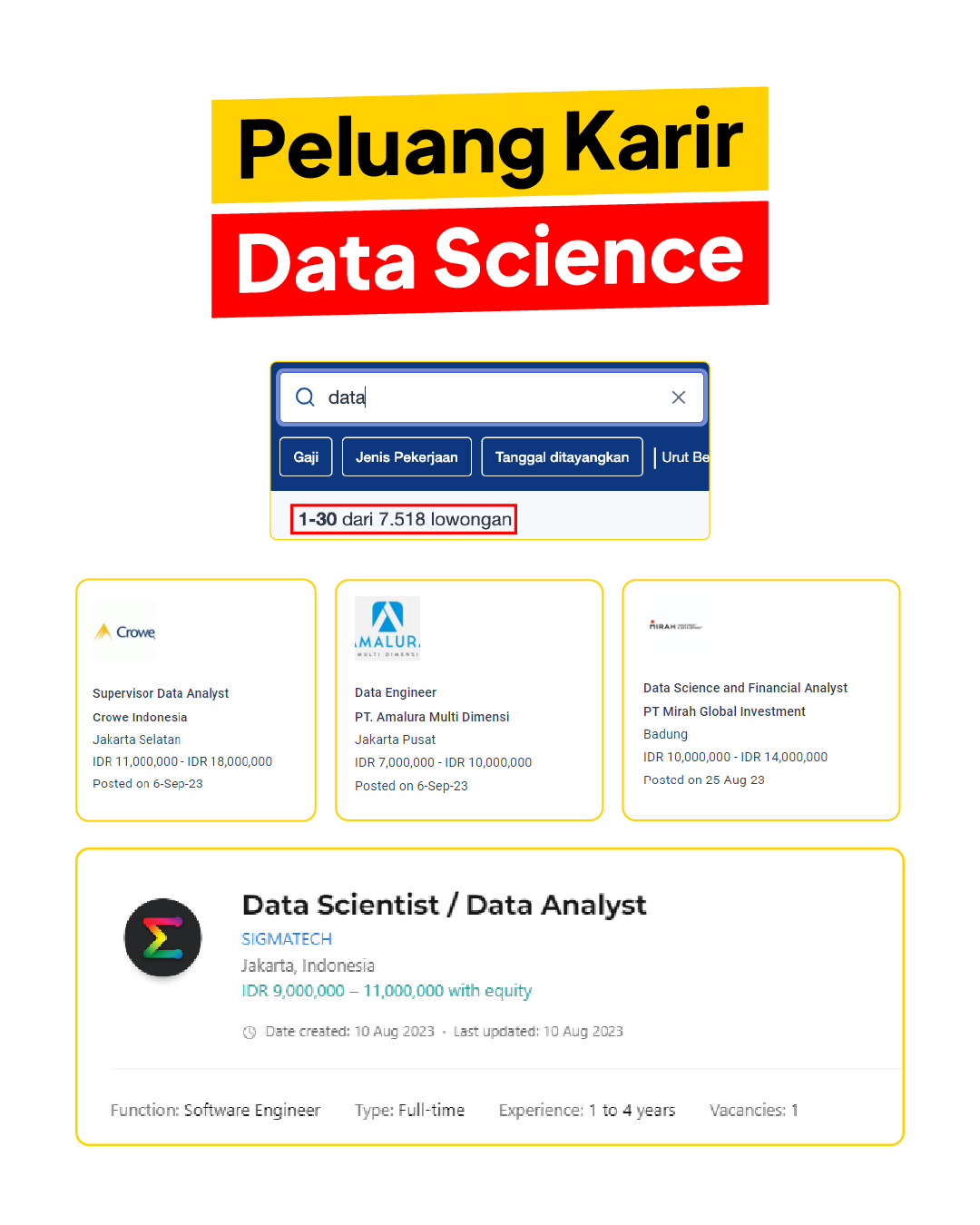 peluang karir data science