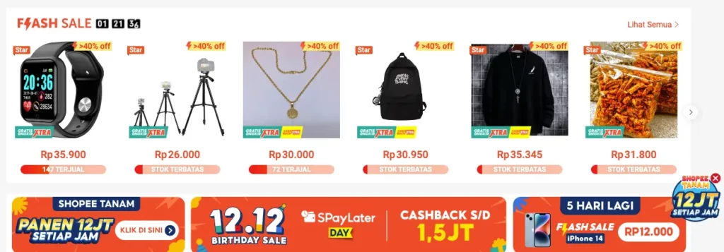 flash sale adalah