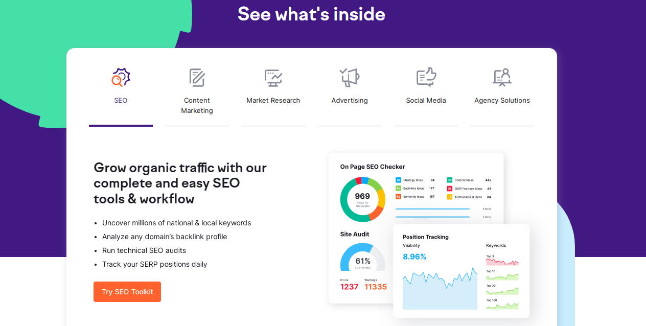 fitur semrush