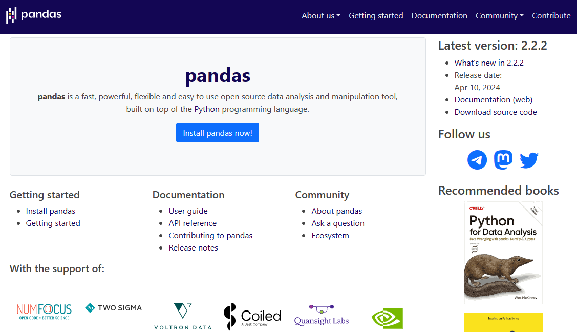 5 Tools Data Science Yang Gratis Digunakan | Course-Net pandas adalah