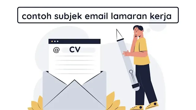 Ketikan subjek/subject yang tepat