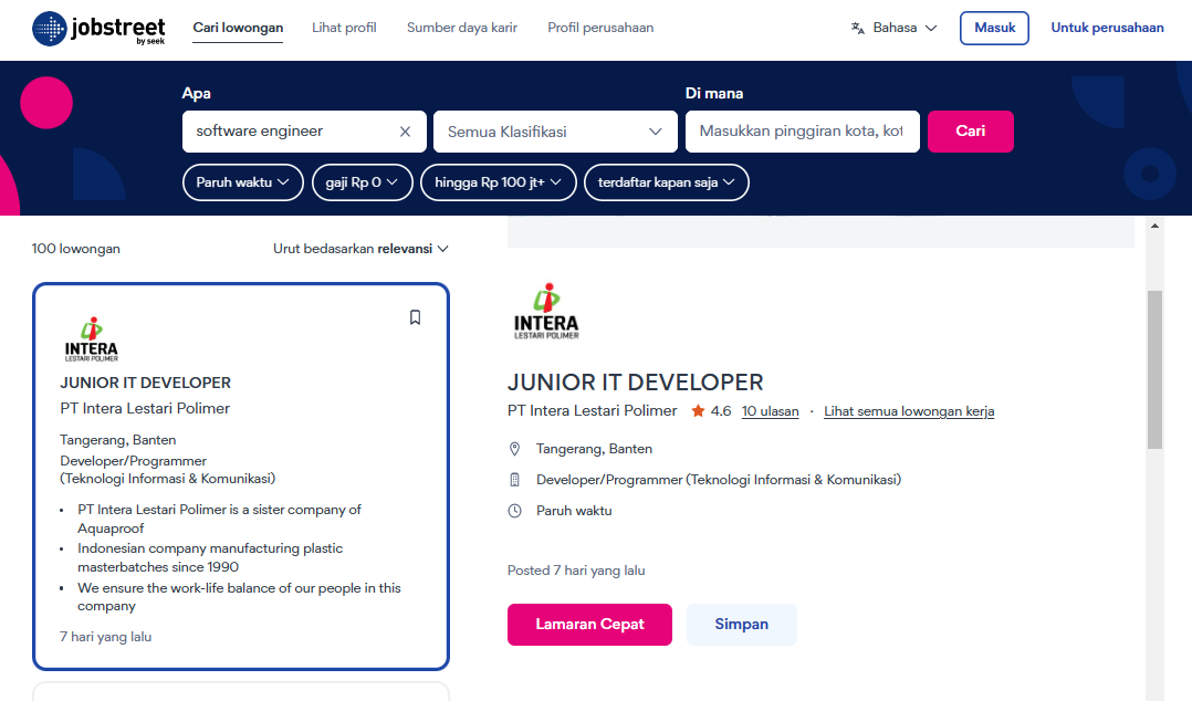 jobstreet adalah