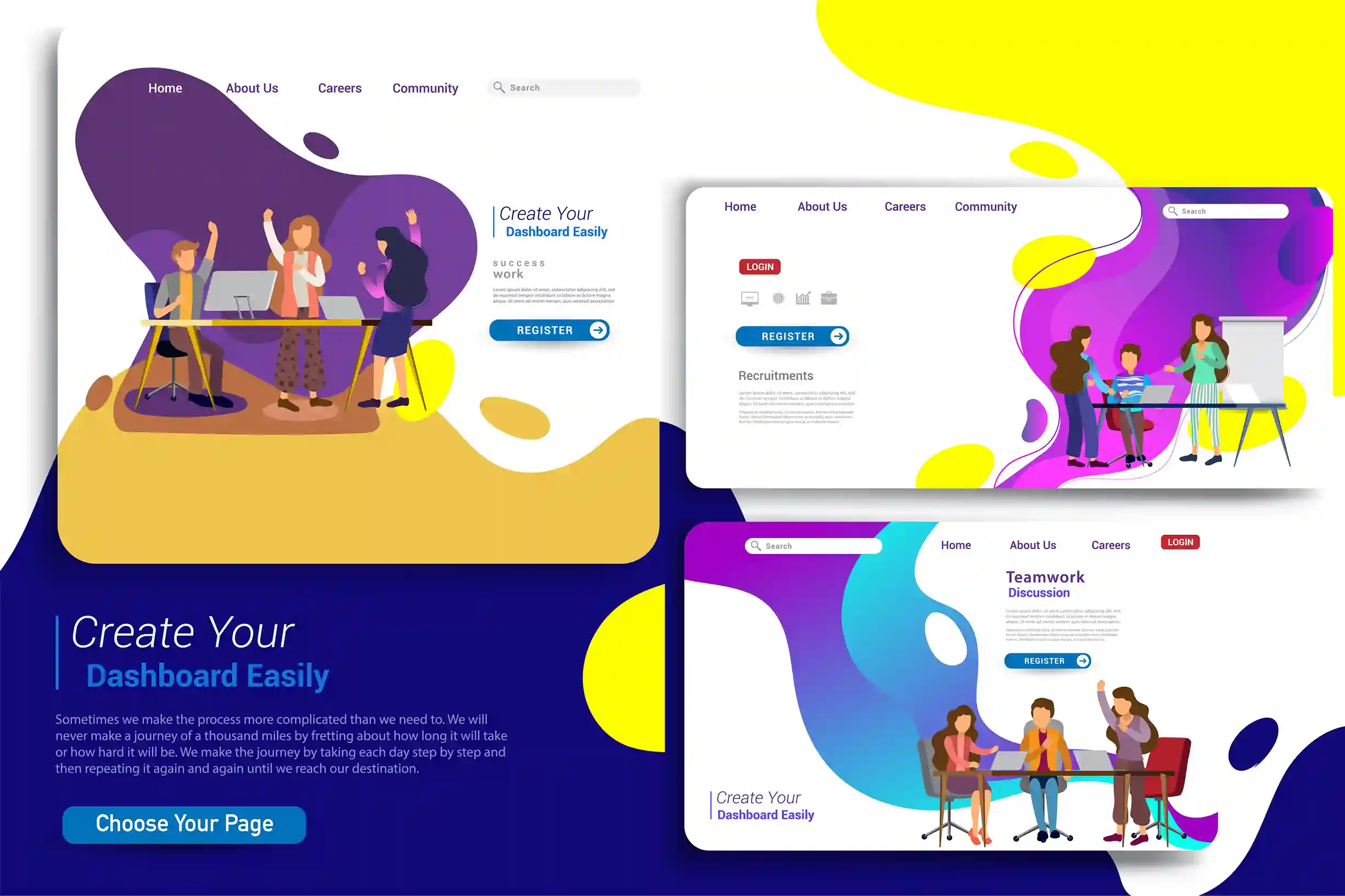 landing page