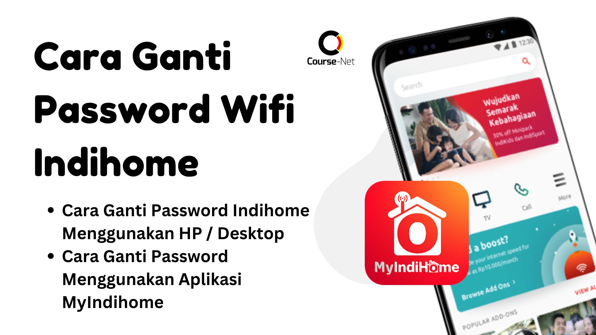 2 Cara Ganti Password WiFi Indihome di HP dan Aplikasi MyIndihome