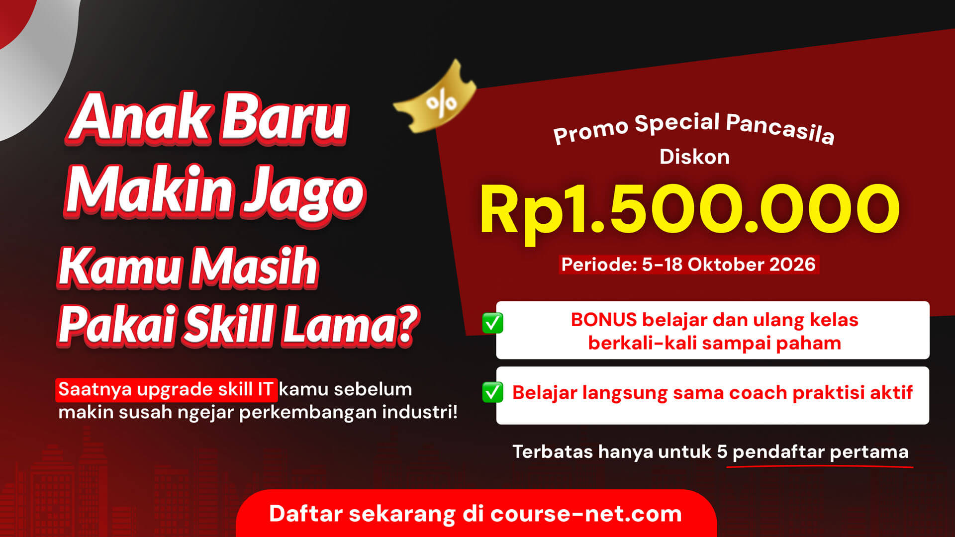 Schedule | Course-Net C2 Pancasila | Course-Net October 7, 2026