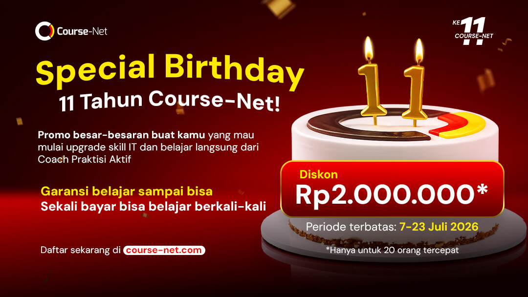 Schedule | Course-Net PROMO ULTAH CN 2026 | Course-Net July 8, 2026