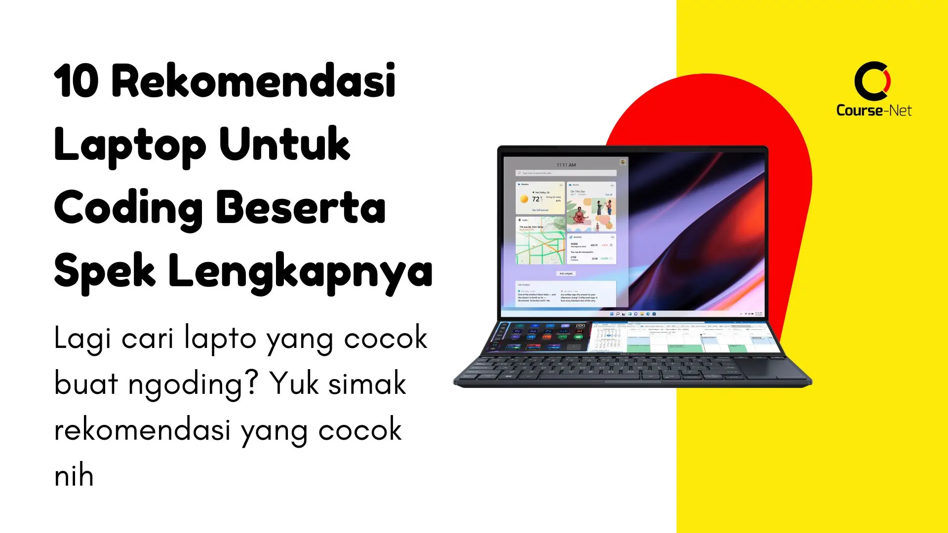 10 Rekomendasi Laptop Untuk Coding Beserta Spek Lengkapnya