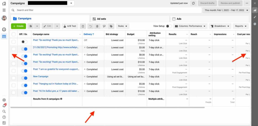 facebook ads manager