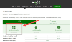 Persiapan sebelum Install Node Js