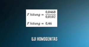 panduan uji homogenitas