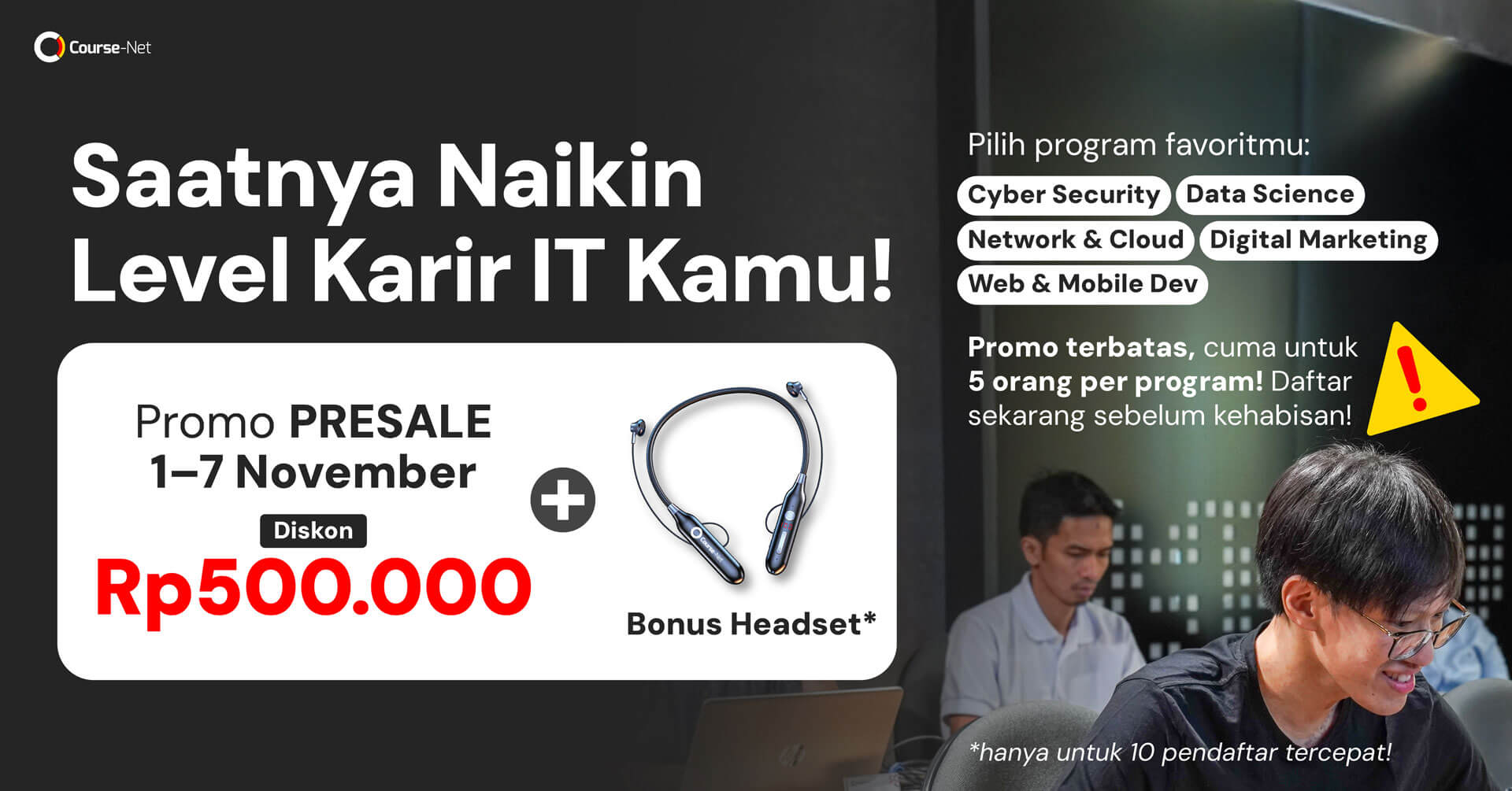 CREATIVE 1 PROMO PRESALE 500K CN NOV 06 | Course-Net November 4, 2025
